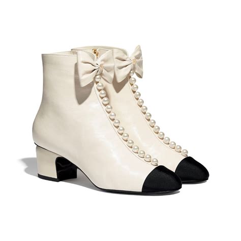 chanel ankle boots white|Chanel boots 2021 price.